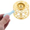 Abaodam Wax Seal Melting Stove Easy to Clean Tabletop Decoration Retro Style with Spoon, Metal and Pp Material Wax Seal Warmer for Birthdays and Mother's Day view 4