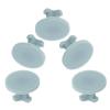 JEWEDECO 5pcs Silicone Hole Plugs for Insulated Lunch Box Vent Sealing Covers, Airtight Closure Reusable Food Container Lid Seal Plugs, Fit for 5-6mm Air Outlet Holes, for Lunch Box