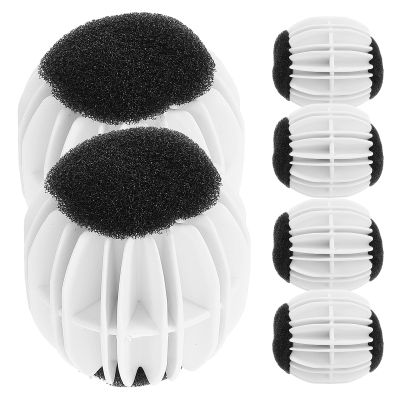 Gadpiparty Laundry Washing and Remove Pet Hair Anti- 6pcs Reusable Clothes Cleaning Tool with Pp and Sponge Material to Increase Impact Force for Washing Machine Use