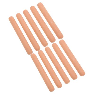 Lurrose Terracotta Softening Sticks to Keep Reusable 10pcs Anticaking and Moisture Absorbing Round Sticks for Food Storage Containers in Airtight Boxes
