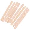 MOKKHNB 150pcs Sawtooth Wooden Craft Sticks Ice Pop Sticks for DIY Art Projects and Decoration Kindergarten School Supplies Craft for Handmade Activities view 1