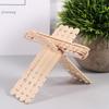 MOKKHNB 150pcs Sawtooth Wooden Craft Sticks Ice Pop Sticks for DIY Art Projects and Decoration Kindergarten School Supplies Craft for Handmade Activities view 3