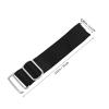 Homoyoyo Adjustable Elastic Visor Strap Extenders 2.5cm Wide Velvet Band 4pcs with Silver Buckle 10cm Length for Outdoor Fishing, Camping, and Sun Hats view 2
