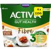 Fibre Walnut & Oat Gut Health Yoghurt Multipack 115g Activias (4x115g) view 1
