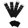Garneck 4pcs Adjustable Elastic Sun Visor Buckle Extender for Large Brim Hats and Visors, Secure Hold with Silver Buckle, + Metal Material, for Fishing and Hiking Outdoors view 1