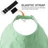 Garneck 4pcs Adjustable Elastic Sun Visor Buckle Extender for Large Brim Hats and Visors, Secure Hold with Silver Buckle, + Metal Material, for Fishing and Hiking Outdoors view 3