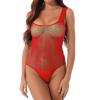 CEWIFO Sexy Secretary Outfits Women Uk Wet Look Lingerie Sets for Womens Set Red White Size 22 Women's Plus 30 view 1