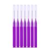 8-40PCS Interdental Brushes Dental Floss Toothpick Braces Brush Tooth Cleaning Tool(Purple 8PCS) view 1