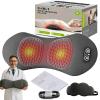 3 in 1 Back Therapy, Triple Fusion Back Massager with Heat, Vibration, Traction Lifting, 135 Electric Sciatica Massagers for Back and Neck Pain Relief, Portable & Plug-in (Gray) view 1