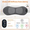 3 in 1 Back Therapy, Triple Fusion Back Massager with Heat, Vibration, Traction Lifting, 135 Electric Sciatica Massagers for Back and Neck Pain Relief, Portable & Plug-in (Gray) view 3