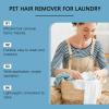 4PCS Pet Hair Remover for Laundry,Pet Hair Remover & Reusable Laundry Balls,Dog Hair Remover & Cat Hair Remover for Clothes,Pet Hair Catcher and Dissolver for Clothes,Washing Machine Hair Catcher view 3