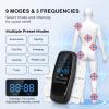 Asheyya Tens Machine for Pain Relief, Rechargeable Tens Machine with 9 Massage Modes & 3 Frequency for Neck Shoulder Back Hips Knees Soothing (10 Pads) view 2