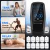 Asheyya Tens Machine for Pain Relief, Rechargeable Tens Machine with 9 Massage Modes & 3 Frequency for Neck Shoulder Back Hips Knees Soothing (10 Pads) view 3