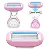 4 Pc Women Blade Refills Safety Blades For Face/Leg/Armpit Hair view 2