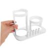 ADOCARN Cordless Flosser Holder Wall Mounted with Anti-slip Construction and Water Accumulation Prevention, Plastic Flosser Storage Holder for Bathroom Countertop Organiser view 4
