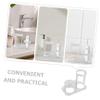 Alasum Water Flosser Organizer and Toothbrush Holder Stand with Anti-Slip Plastic Construction for Secure Storage, White Minimalist Design for Bathroom Shower and Countertop Use view 3