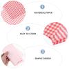 CLISPEED 100 Sheets Pink Greaseproof Sandwich Paper Non-Stick Oilpaper Multi-Function Food Wrap Paper for Baking Cake Decoration and Air Fryers Liner view 3