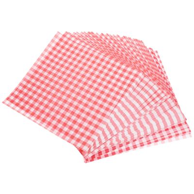 Luxshiny 100 Sheets Non-Stick Greaseproof Oilpaper Cake Decoration Paper Liner in Pink for Baking and Food Storage, Suitable for Sandwiches, Burgers, and Cake Wrapping