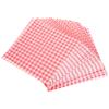 Luxshiny 100 Sheets Non-Stick Greaseproof Oilpaper Cake Decoration Paper Liner in Pink for Baking and Food Storage, Suitable for Sandwiches, Burgers, and Cake Wrapping view 1
