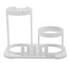 GRADENEVE Bathroom Flosser Organizer Plastic Holder with Anti-slip Construction for Water Flosser Accessories and Electric Toothbrushes, Modern Sleek Design for Countertop and Shower Mount view 1