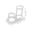GRADENEVE Bathroom Flosser Organizer Plastic Holder with Anti-slip Construction for Water Flosser Accessories and Electric Toothbrushes, Modern Sleek Design for Countertop and Shower Mount view 2