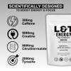 L&T Energy Pre Workout Powder - 13000mg with Caffeine, Creatine, Citrulline & Tyrosine - Sugar Free & No Tingles - Preworkout Energy Drink Men & Women (44 Servings, Apple) view 2