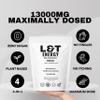 L&T Energy Pre Workout Powder - 13000mg with Caffeine, Creatine, Citrulline & Tyrosine - Sugar Free & No Tingles - Preworkout Energy Drink Men & Women (44 Servings, Apple) view 3