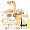 Wesafrae Bread Sling Included, Sourdough Kit, Sourdough Bread Baking Supplies, Round& Oval Banneton Bread Proofing Basket view 1