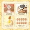 Wesafrae Bread Sling Included, Sourdough Kit, Sourdough Bread Baking Supplies, Round& Oval Banneton Bread Proofing Basket view 3