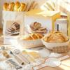Wesafrae Bread Sling Included, Sourdough Kit, Sourdough Bread Baking Supplies, Round& Oval Banneton Bread Proofing Basket view 4
