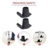 GALPADA 6pcs Anti-Slip Walker Glide Skis for Cane and Walking Sticks, Lightweight Plastic Ski Tips Non-Skid Function for Snow and Ground Use view 3
