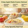 Instant Chia Apple Banana Milk Oatmeal 500g, Creamy Low Fat Hot Cereal Mix, On-the-Go Breakfast, 3 Ways: Stir, Microwave, Simmer view 3