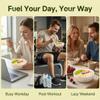 Instant Chia Apple Banana Milk Oatmeal 500g, Creamy Low Fat Hot Cereal Mix, On-the-Go Breakfast, 3 Ways: Stir, Microwave, Simmer view 4