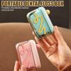 Automatic Pop-Up Portable Dental Floss Box, Travel Floss Picks with Storage Case, Automatic Pop-up Portable Floss Dispenser with 50 Pcs Dental Floss, for Home and Restaurant (b) view 3