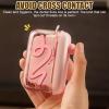 Automatic Pop-Up Portable Dental Floss Box, Travel Floss Picks with Storage Case, Automatic Pop-up Portable Floss Dispenser with 50 Pcs Dental Floss, for Home and Restaurant (b) view 4