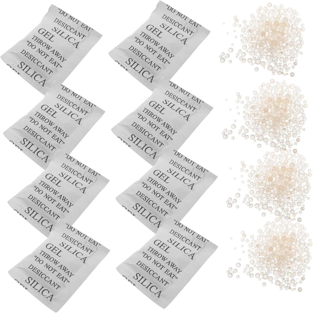 50pcs Gram Silica Gel Moisture Control Packets for Storage Electronics Shoes Jewelry Moisture Absorber Bags Grade Gel PacketsDurability