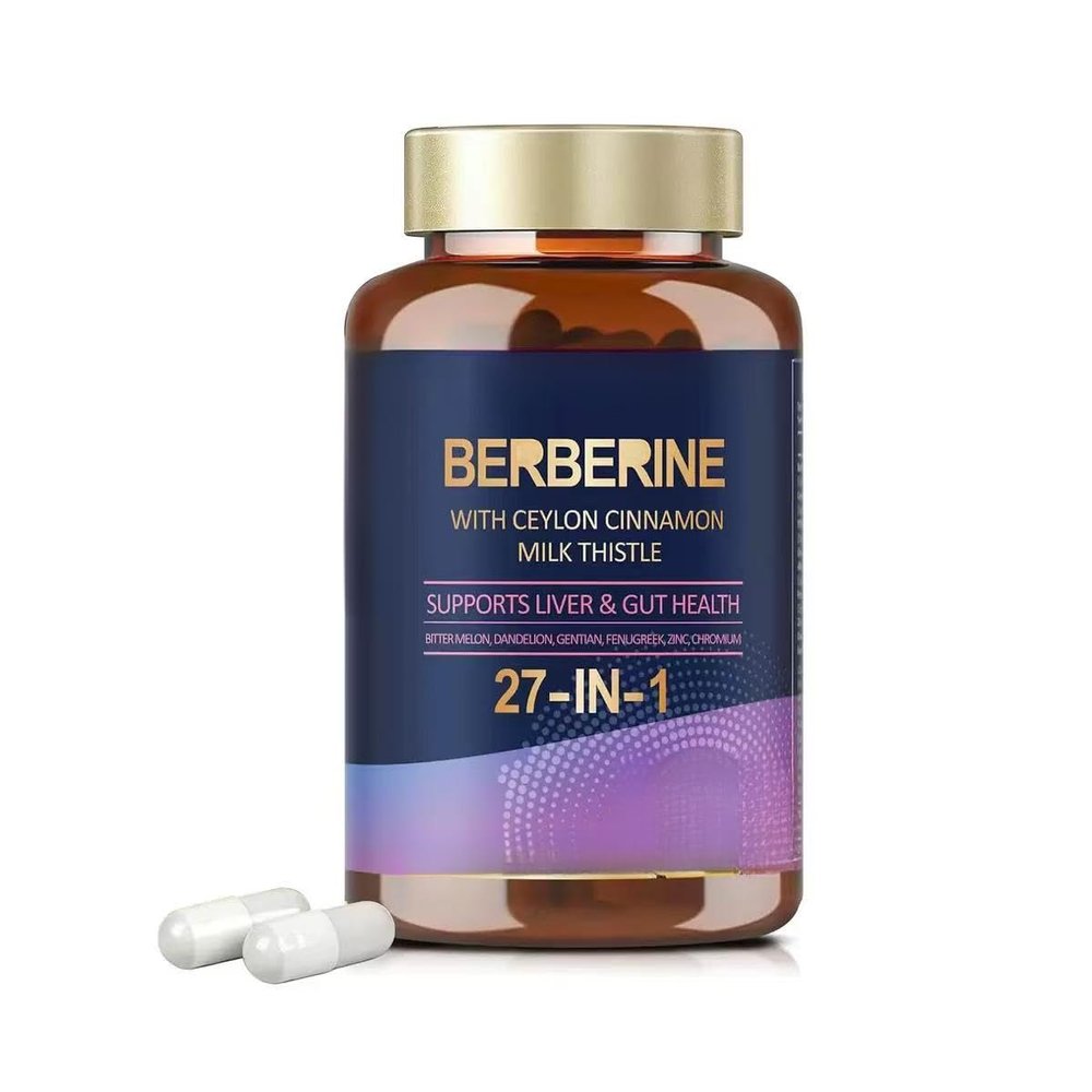 Berberine - Promote Metabolism,Improve Immunity,Better Figures,Digestive Health Support - Vegan,Non-GMO