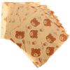 Abaodam 500 Sheets Greaseproof Food Wrap Paper for Snacks and Fried Food, Oil-Proof and Non Odor Baking Liners with Cute and Lovely Design for Storing Leftovers and Dishes view 1