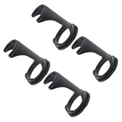 Abaodam 4pcs Black Pp Shaving Brush Stand for Men Quick Drying and Organizing Shaving Brush Holder Suitable for Bathroom and Hair Salon