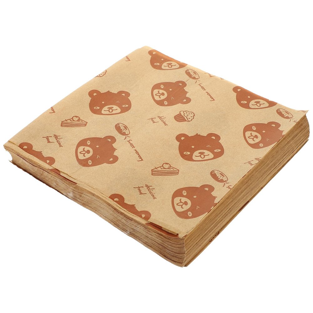 FreshCart Basics 500 Sheets Greaseproof Paper Food Grade Wrapping Paper with Waterproof and Oil-Proof Features for Sandwiches and Fried Food in s Lunch Boxes Or Storing Leftovers