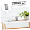 VILLFUL Sturdy Stainless Steel Bucket 1000Ml Hanging Bucket with Holder for Home Cleaning and Constipation Support view 3