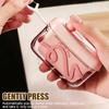 Automatic Pop-up Portable Floss Dispenser with 50 Pcs Dental Floss, Travel Floss Picks, Dental Floss Case, Portable Toothpick Storage Box, Refillable Holder Boxes for Teeth Cleaning (Pink) view 2