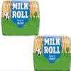Milk Roll Soft White Bread, Source of Calcium, 400g, Pack of 2, Ideal for a wide range of uses, from packed lunches and sandwiches to toast and snacks, suitable for the whole family. view 1