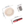 Abaodam Sourdough Starter Jar Kit with Cloth Covers, Temperature Thermometer Strips, and Date Bands for Fermentation Lids and Home Baking view 2