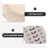 Abaodam Sourdough Starter Jar Kit with Cloth Covers, Temperature Thermometer Strips, and Date Bands for Fermentation Lids and Home Baking view 3