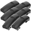 PATKAW Magnetic Shoelace Locking Clips 3 Pairs Black Elastic Shoelaces No-Tie Design for Running Shoes Trainers view 1