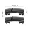 PATKAW Magnetic Shoelace Locking Clips 3 Pairs Black Elastic Shoelaces No-Tie Design for Running Shoes Trainers view 2