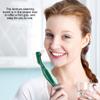 KJHBV Denture Toothbrush Double-Headed with Multipurpose Hard Bristles and Comfortable Grip for Daily False Teeth Hygiene view 4