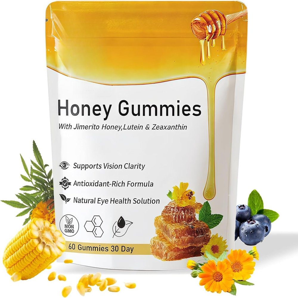 Honey Lutein Gummies, lutein and zeaxanthin