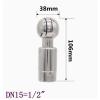 CZMDKEXM 1PC BSP1/2 SS316L Stainless Steel Internal Thread CIP Tank Cleaning Head 360 Degree Rotary Spray Ball view 4
